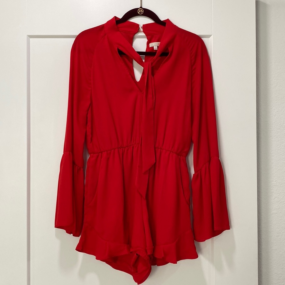 Gianni Bini Red Romper